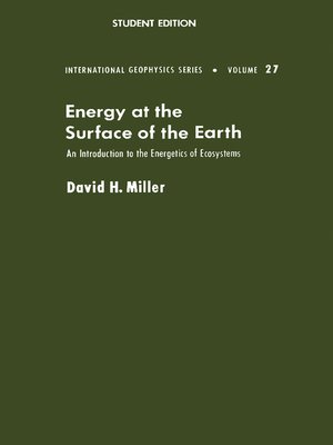 cover image of Energy at the Surface of the Earth
